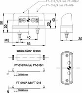 led kentekenverlichting wit 12/24 volt - kentekenlamp - kenteken verlichting - fristom