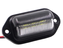 led kentekenverlichting wit 12/24 volt 6x led - kentekenlamp - kentekenplaat verlichting