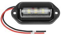 led kentekenverlichting wit 12/24 volt 6x led - kentekenlamp - kentekenplaat verlichting