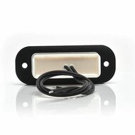 led kentekenverlichting klein wit 12/24 volt - kentekenlamp - kenteken verlichting