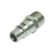 airpress insteeknippel - 1/4 duims - uitwendig draad - mannelijk - insteek nippel