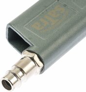 bandenpomp - luchtpomp - 1/4 duims inlaat - bandenspanningsmeter - 400mm slang - banden pomp - lucht pomp