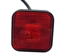 led zijmarkeringslamp universeel rood 4x led - contourlamp - zijlamp - led breedtelamp