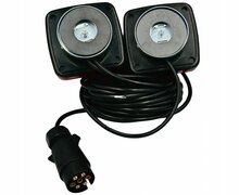 led verlichting set magnetisch - 7 polig - 7,5m + 2,5m - 26x led per lamp - led verlichting - verlichting set - led achterlicht