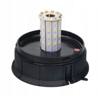 led waarschuwingslamp 12/24 volt kabel met sigarettenstekker 40x led - zwaailamp - waarschuwingslamp