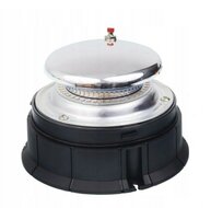 led waarschuwingslamp 12/24 volt kabel met sigarettenstekker 45x led - zwaailamp - waarschuwingslamp