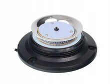 led waarschuwingslamp klein 12/24 volt kabel met sigarettenstekker 45x led - zwaailamp - waarschuwingslamp