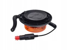 led waarschuwingslamp klein 12/24 volt kabel met sigarettenstekker 45x led - zwaailamp - waarschuwingslamp