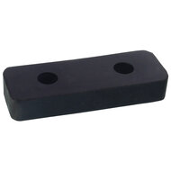 stootkussen 195x70 mm - 2 gaten - stootrubber - stootblok - bumperkussen - bufferblok