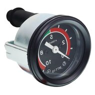 luchtdrukindicator mtz 0-10 - luchtdrukmeter - manometer - drukmeter - bandendrukmeter