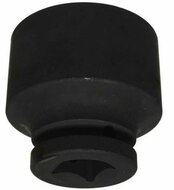 zeskant krachtdop 75 mm - 3/4 duims aansluiting - slagdop - impact dop - rateldop - dop - jmc