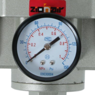 drukregelaar - 3/4 duims - reduceerventiel - 10 bar - lucht regelaar - zionair
