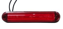 led zijmarkeringslamp universeel rood 6x led - contourlamp - zij lamp - breedtelamp