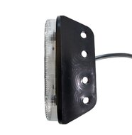 led zijmarkeringslamp met houder universeel wit 1x led - contourlamp - zij lamp - breedtelamp