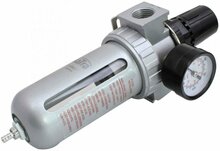drukregelaar met filter - 1/2 duims - max druk 10 bar - compressor regelaar - satra