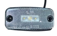 led zijmarkeringslamp universeel wit 3x led - contourlamp - led zijlamp - breedtelamp
