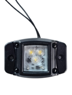 led zijmarkeringslamp universeel wit 3x led - led contourlamp - zijlamp - breedtelamp