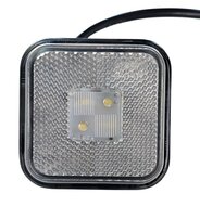 led zijmarkeringslamp universeel wit 4x led - contourlamp - zij lamp - led breedtelamp