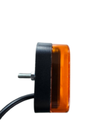 led zijmarkeringslamp universeel oranje 4x led - contourlamp - led zijlamp - led breedtelamp