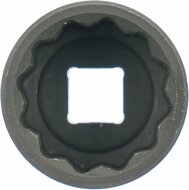 twaalfkant krachtdop - 30 mm - 1/2 duims aansluiting - slagdop - impact dop - rateldop - asta