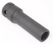 twaalfkant verlengde krachtdop - 10 mm - 1/2 duims aansluiting - slagdop - impact dop - rateldop - jmc