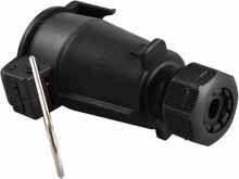 7 polig contrastekker 12 volt- zwevende stekkerdoos - contrastekker - stekker