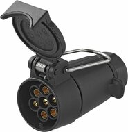 7 polig contrastekker 12 volt- zwevende stekkerdoos - contrastekker - stekker7 polig contrastekker 12 volt- zwevende stekkerdoo