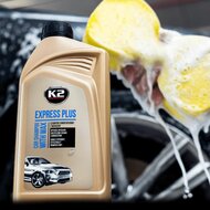 k2 express plus autoshampoo met wax 1L - autoreiniger - autowas - lakwax - lakbescherming