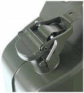 stalen jerrycan 20 liter - brandstofkan - vloeistofkan - vloeistoftank - metalen kan - benzine kan