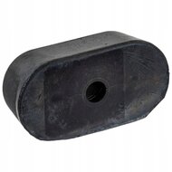 stootkussen 30x60x22 met 2 gaten - stootrubber - stootblok - bumperkussen - bufferblok