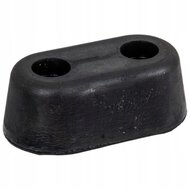 stootkussen 30x60x22 met 2 gaten - stootrubber - stootblok - bumperkussen - bufferblok