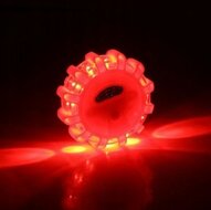 magnetische led waarschuwingslamp met 9 standen - noodlamp - zwaailamp - stroboscoop