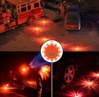 magnetische led waarschuwingslamp met 9 standen - noodlamp - zwaailamp - stroboscoop