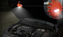 magnetische led waarschuwingslamp met 9 standen - noodlamp - zwaailamp - stroboscoop