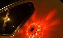 magnetische led waarschuwingslamp met 9 standen - noodlamp - zwaailamp - stroboscoop