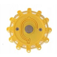 magnetische led waarschuwingslamp met 9 standen - noodlamp - zwaailamp - stroboscoop