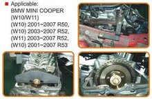 Cooper Coupe 2002-2006 - R50 chassis - W10 motor 2005-08 Cabriolet standaard - R52 chassis - W10 motor  2005-08 Cabriolet