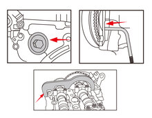 timingset bmw&nbsp;n47 - n47S - n57 en n57S&nbsp;diesel 1.6 -&nbsp;2.0 en 3.0L - nokkenasuitlijngereedschap&nbsp;- dist