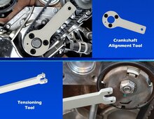 Alfa&nbsp;145 - 146 -147 - 155 - 156&nbsp;- Fiat en Lancia - benzine en diesel afstelset&nbsp;OEM 1 860 876 00&nbsp;-&nbsp; 1 860 771 000 -&nbsp;1.4 -&nbsp;1.6 -&nbsp;1.8 16V / 1.9 en&nbsp;2.4 liter distributiegereedschap