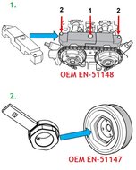1.6 sidi turbo - sidi turbo ecofleX opel en vauxhall timingset Nokkenasvergrendeling - klep