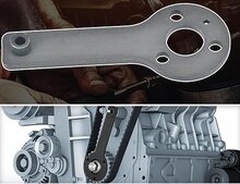 1.2 - 1.4 8V evo1 en evo2 vvt fiat - ford - chrysler - alfa romeo&nbsp;- krukasblokkering&nbsp;- nokkenas afstelplaat&amp;#x00a