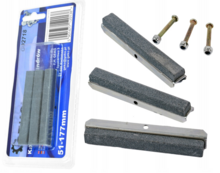 honer stenen 3 delig - polijst stenen - hoonsteen 77mm - honersteen - geko