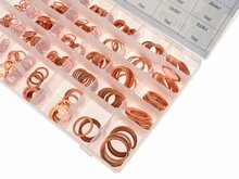 o-ringenset - koper - 580 delig - koperen ringen - geko