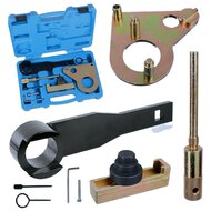 renault - nissan - vauxhall - opel - 1.6 -&nbsp;2.0 -&nbsp;2.3 cdti en dci - diesel krukaspoelie-vasthoudgereedschap - nokkenasuitlijng