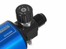 drukregelaar met manometer - compressor regelaar 1/4 duims  - reduceerventiel - geko