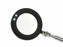telescopisch inspectiespiegel 280 tot 870 mm - spiegel telescoop met led - controlespiegel - geko