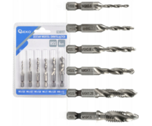 hhs tapset- 6 delig - m3 tot m10 - boorset - geko