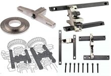 ford 1.0 gtdi ecoboost 3 cilinder vct nokkenas vergrendelingset - vliegwielvergrendeling - spannervergrendeling