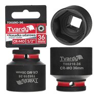 krachtdop 36 mm - 1/2 duims aansluiting - slagdop - impact dop - rateldop - dop - tvardy