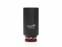 lange krachtdop 28 mm - 1/2 duims aansluiting - slagdop - impact dop - rateldop - dop - tvardy